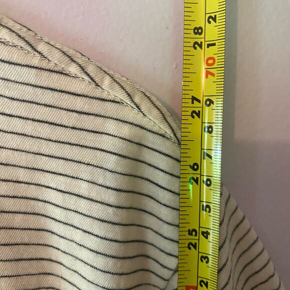 Marine Layer Men's size‎ Large XL White Black Stripe Short Sleeve Basic T-Shirt - Picture 8 of 8